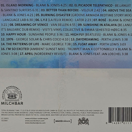 CD Album Blank & Jones Milchbar Seaside Season 18 Limited Edition neu versiegelt Germany 2026 Hinteransicht