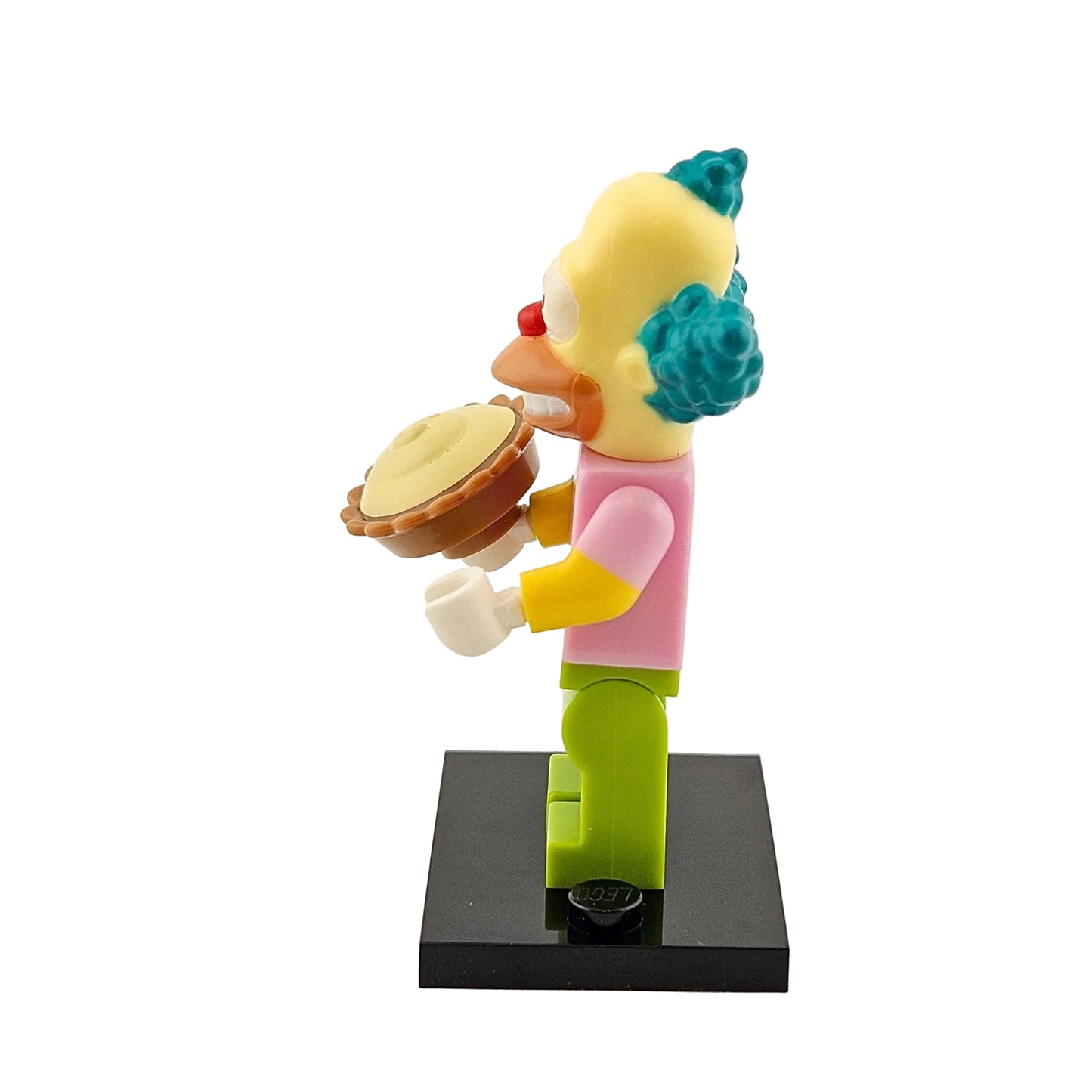 LEGO Minifigures 71005 The Simpsons Series 1 Minifigur Krusty der Clown Seitenansicht links