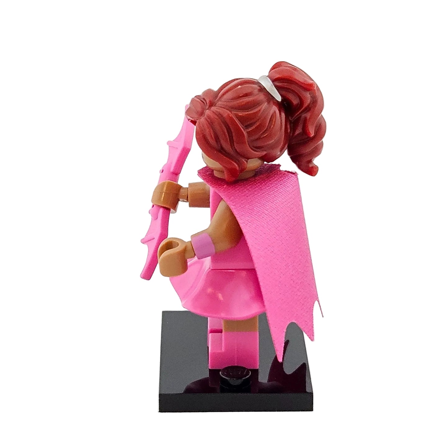 LEGO Minifigures 71017 The Batman Movie Minifigur Pink Power Batgirl Seitenansicht links