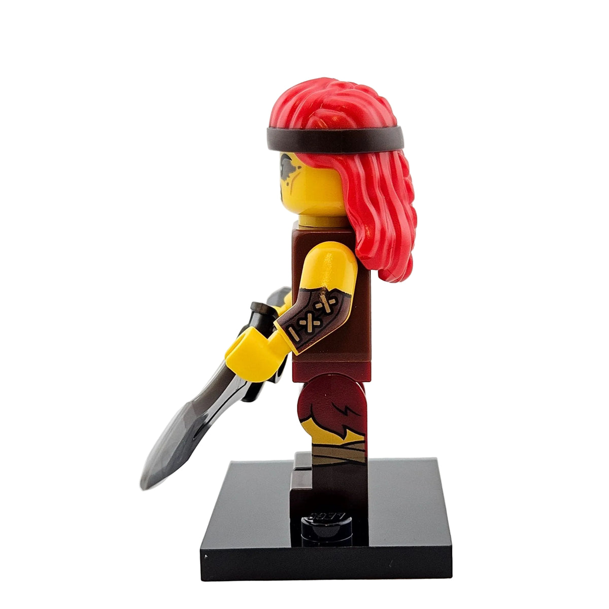LEGO Minifigures 71045 Series 25 Minifigur Fierce Barbarian Seitenansicht links