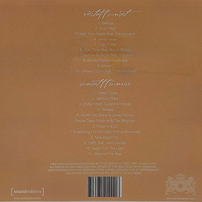CD Album Blank & Jones Relax Edition Sixteen handsigniert Limited Edition Germany 2026 Hinteransicht