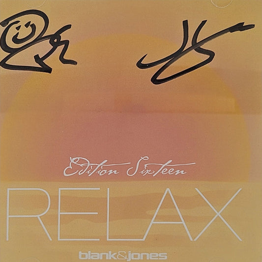 CD Album Blank & Jones Relax Edition Sixteen handsigniert Limited Edition Germany 2026 Vorderansicht