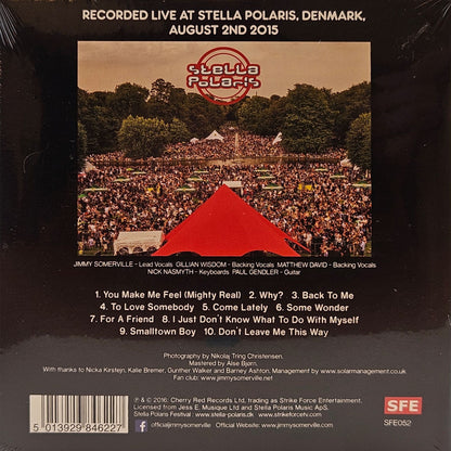 CD Album Jimmy Somerville Live and Acoustic at Stella Polaris Limited Edition UK 2016 Hinteransicht