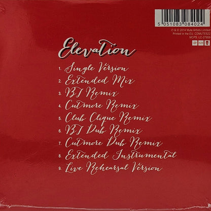 CD Single Erasure Elevation EU 2014 Hinteransicht