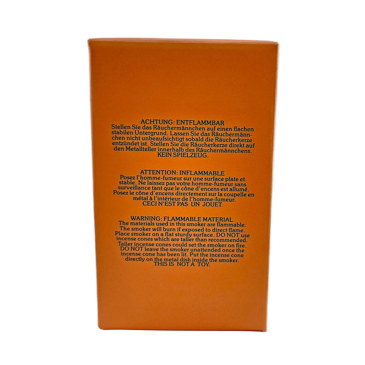 Käthe Wohlfahrt Duftl Nikolaus 105-508, Limitierte Auflage Nr. 7420 von 10000, Box Seitenansicht mit Warntext