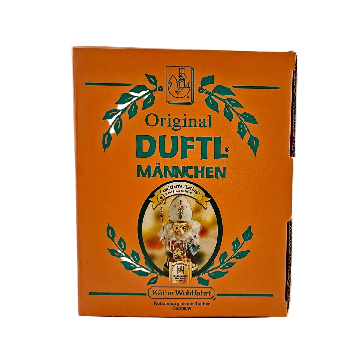 Käthe Wohlfahrt Duftl Nikolaus 105-508, Limitierte Auflage Nr. 7420 von 10000, Box vorne