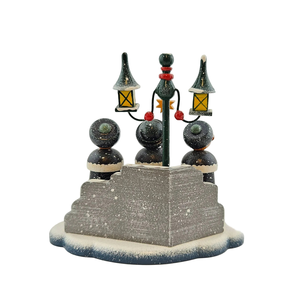 Käthe Wohlfahrt Kurrende Figurengruppe Carol Singers, Ansicht von hinten