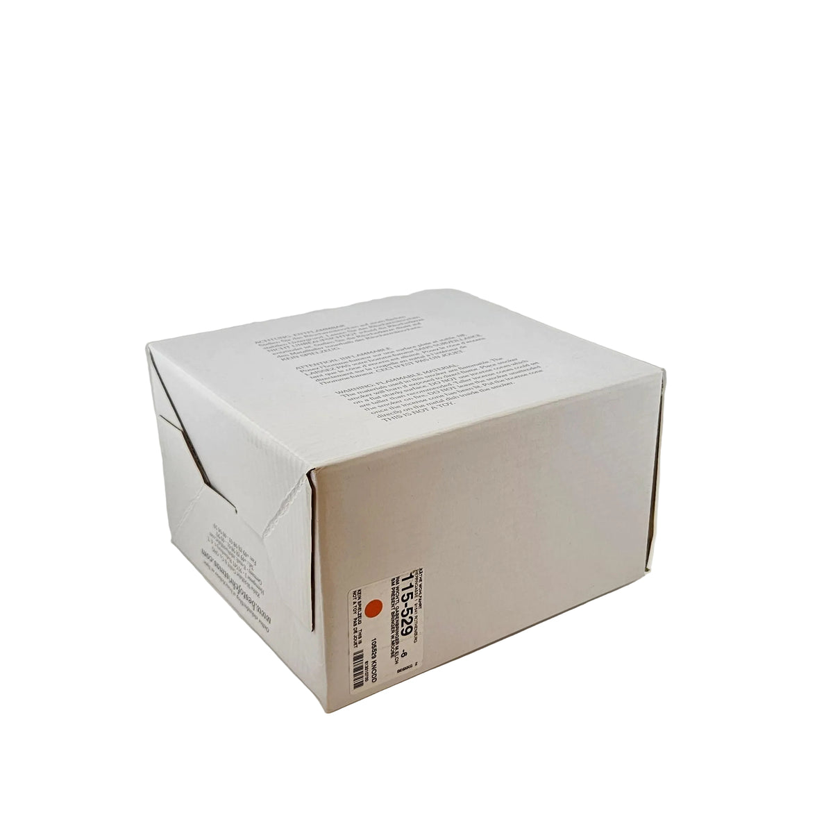 Käthe Wohlfahrt Wichtl 115-529 Gabenbringer mit Elch, Box Ansicht seitlich mit Nummernetikett