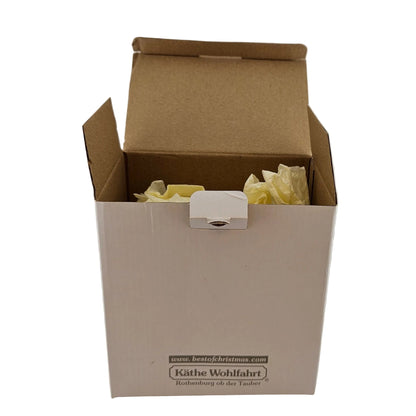 Käthe Wohlfahrt Wichtl 115-529 Gabenbringer mit Elch, Box geöffnet mit Seidenpapier