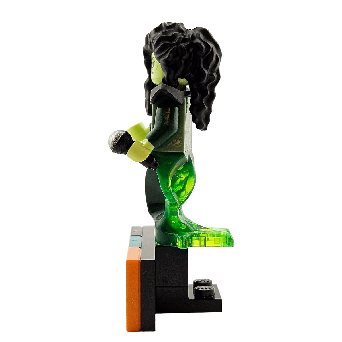 LEGO Minifigures 43101 Vidiyo Series 1 Minifigur Banshee Singer Sängerin Seitenansicht links