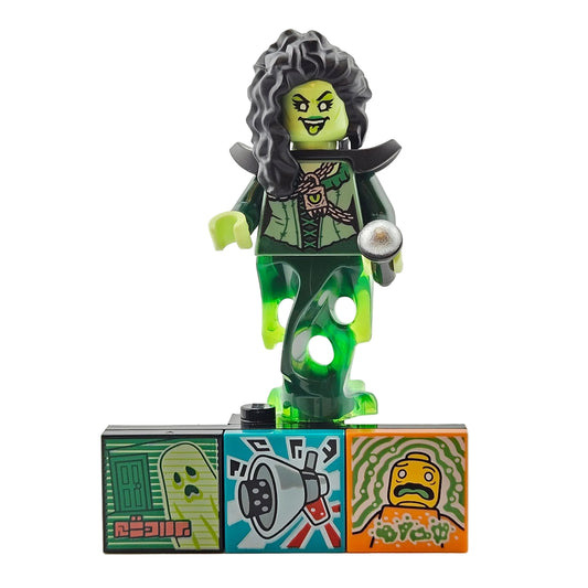 LEGO Minifigures 43101 Vidiyo Series 1 Minifigur Banshee Singer Sängerin Vorderansicht