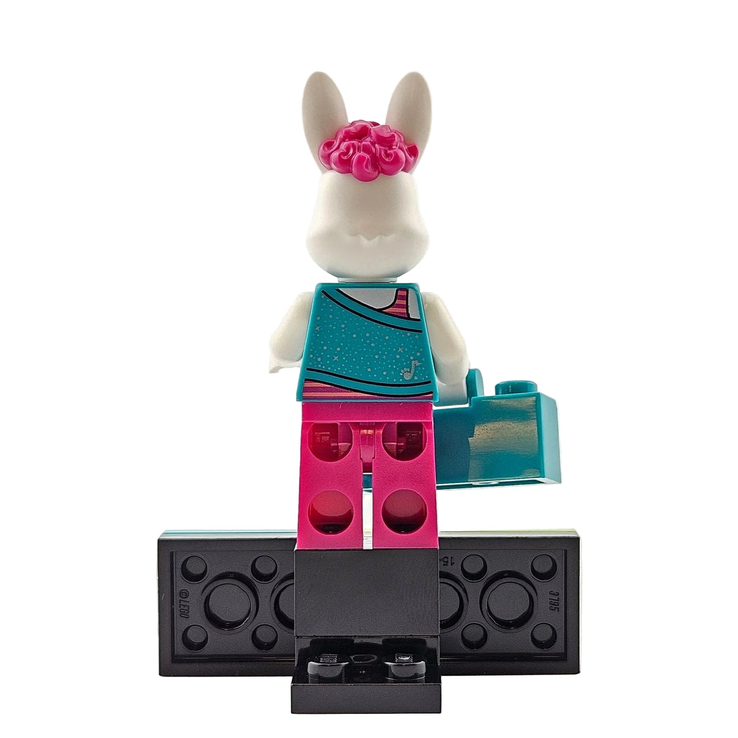 LEGO Minifigures 43101 Vidiyo Series 1 Minifigur Bunny Dancer Hase Tänzer Hinteransicht