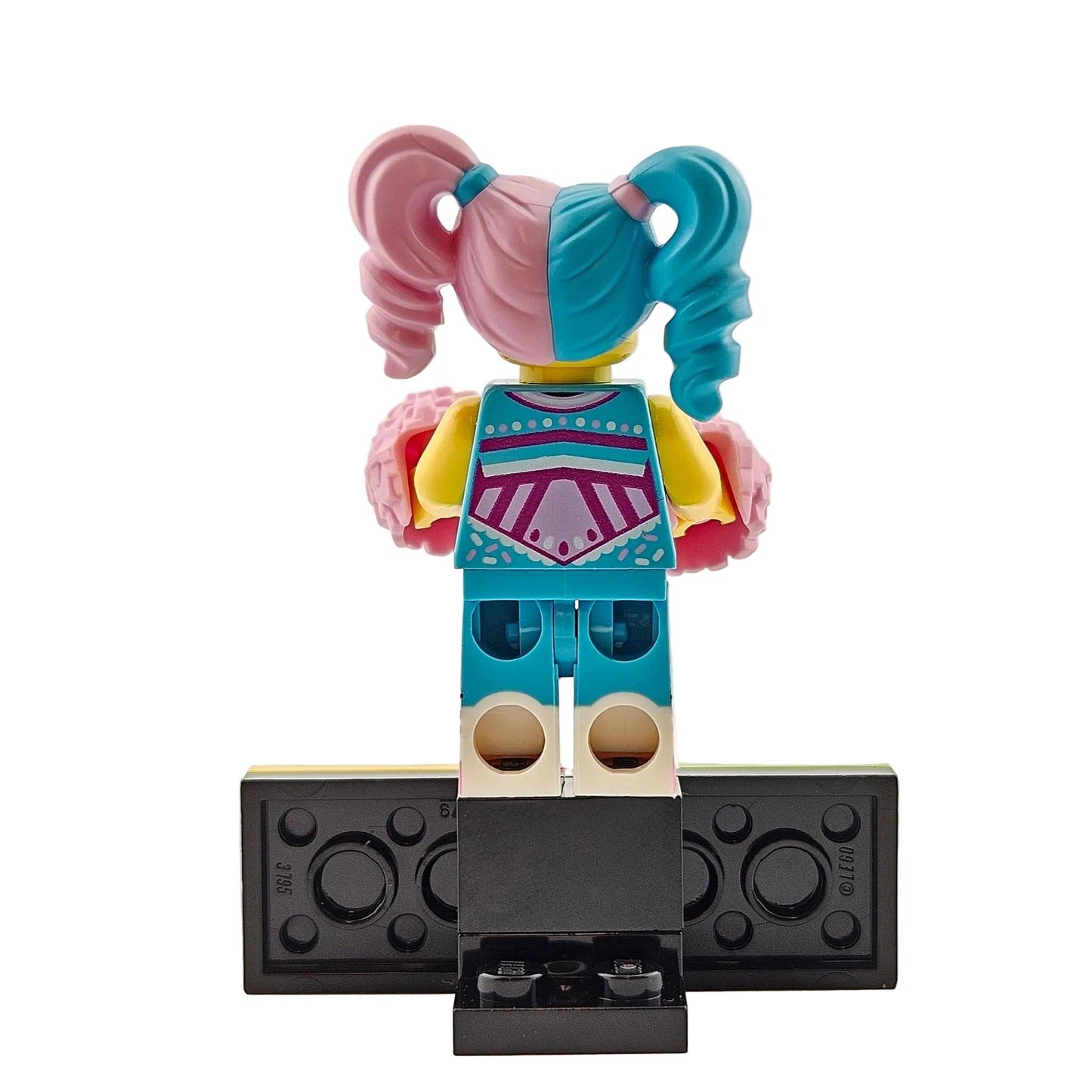 LEGO Minifigures 43101 Vidiyo Series 1 Minifigur Cotton Candy Cheerleader Hinteransicht