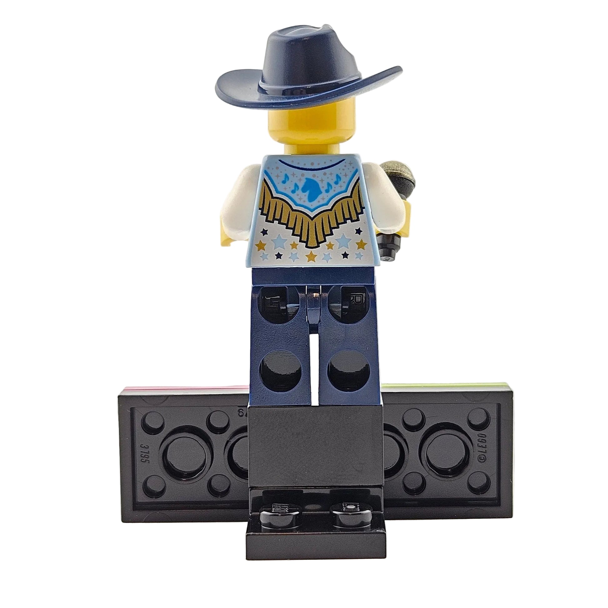 LEGO Minifigures 43101 Vidiyo Series 1 Minifigur Discowboy Disco Cowboy Hinteransicht