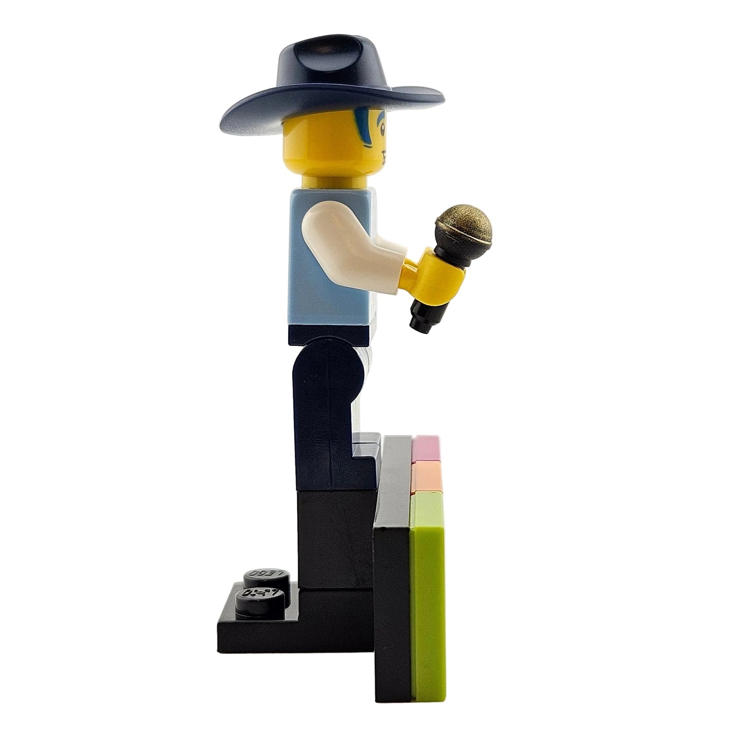 LEGO Minifigures 43101 Vidiyo Series 1 Minifigur Discowboy Disco Cowboy Seitenansicht rechts
