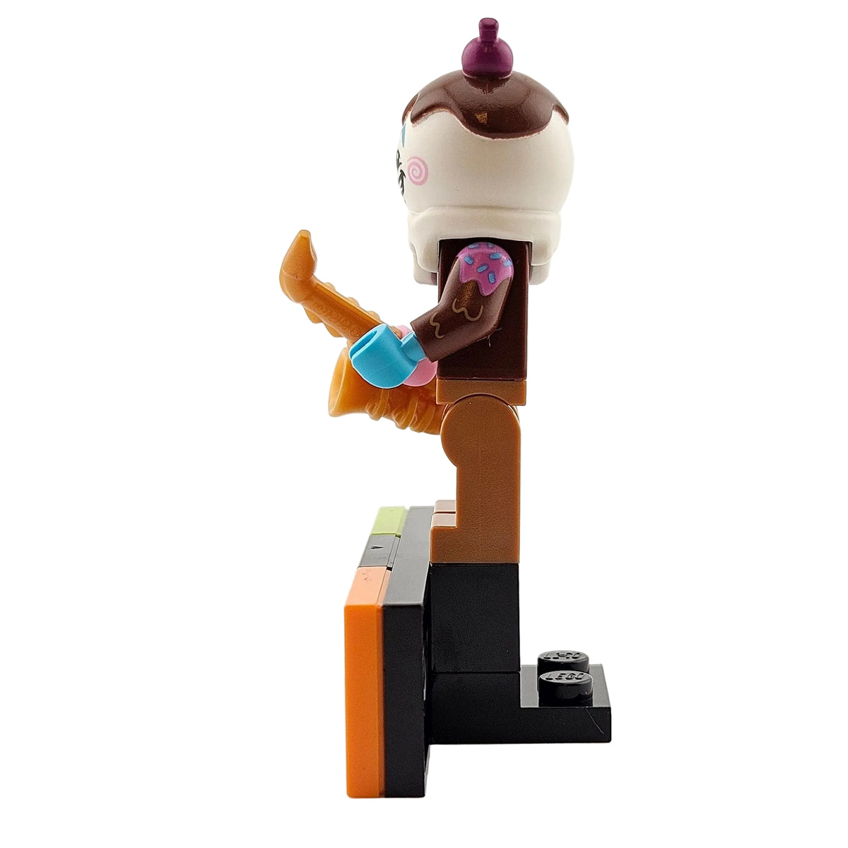 LEGO Minifigures 43101 Vidiyo Series 1 Minifigur Ice Cream Saxophonist Seitenansicht links