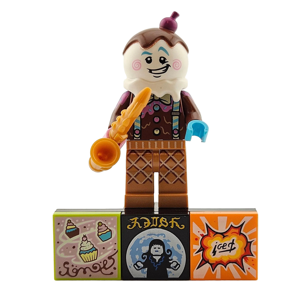 LEGO Minifigures 43101 Vidiyo Series 1 Minifigur Ice Cream Saxophonist Vorderansicht