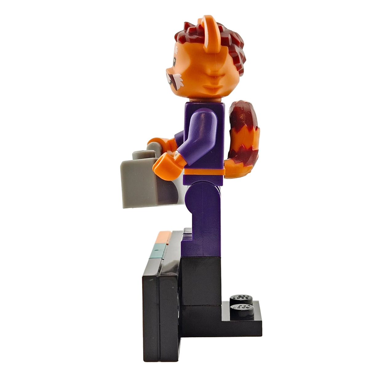 LEGO Minifigures 43101 Vidiyo Series 1 Minifigur Red Panda Dancer Roter Panda Tänzer Seitenansicht links