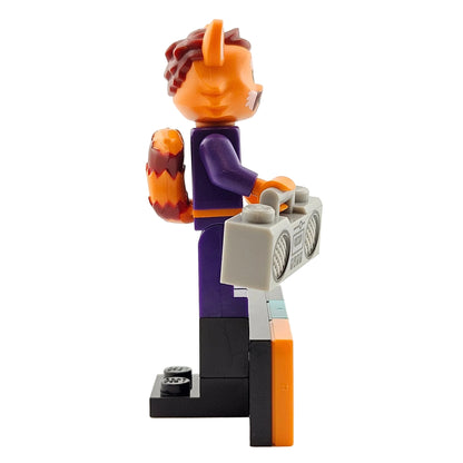 LEGO Minifigures 43101 Vidiyo Series 1 Minifigur Red Panda Dancer Roter Panda Tänzer Seitenansicht rechts