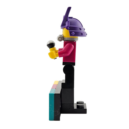 LEGO Minifigures 43101 Vidiyo Series 1 Minifigur Samurapper Samurai Rapper Seitenansicht links