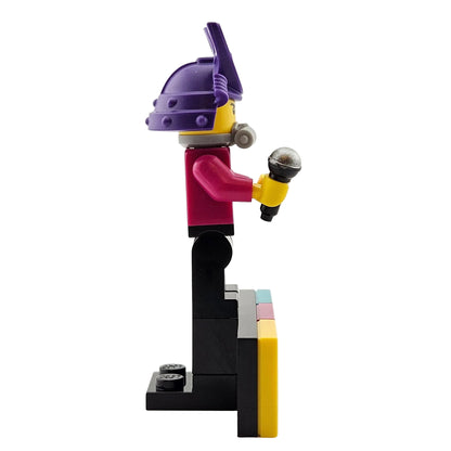 LEGO Minifigures 43101 Vidiyo Series 1 Minifigur Samurapper Samurai Rapper Seitenansicht rechts
