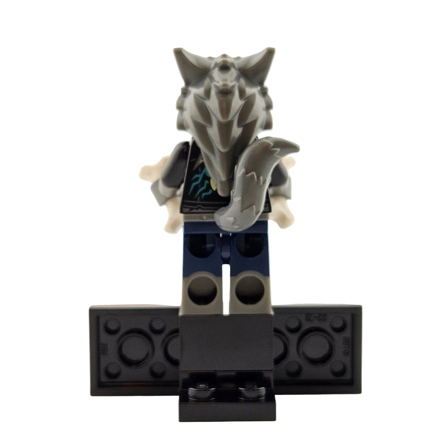 LEGO Minifigures 43101 Vidiyo Series 1 Minifigur Werewolf Drummer Werwolf Hinteransicht