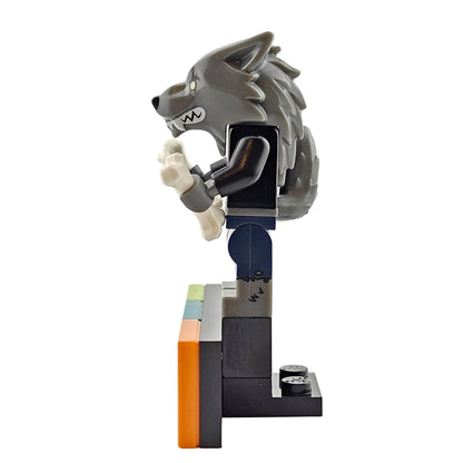 LEGO Minifigures 43101 Vidiyo Series 1 Minifigur Werewolf Drummer Werwolf Seitenansicht links