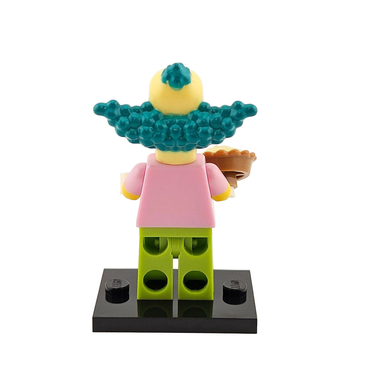LEGO Minifigures 71005 The Simpsons Series 1 Minifigur Krusty der Clown Hinteransicht