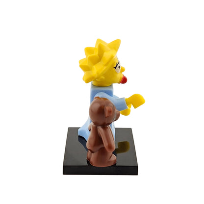 LEGO Minifigures 71005 The Simpsons Series 1 Minifigur Maggie Seitenansicht rechts