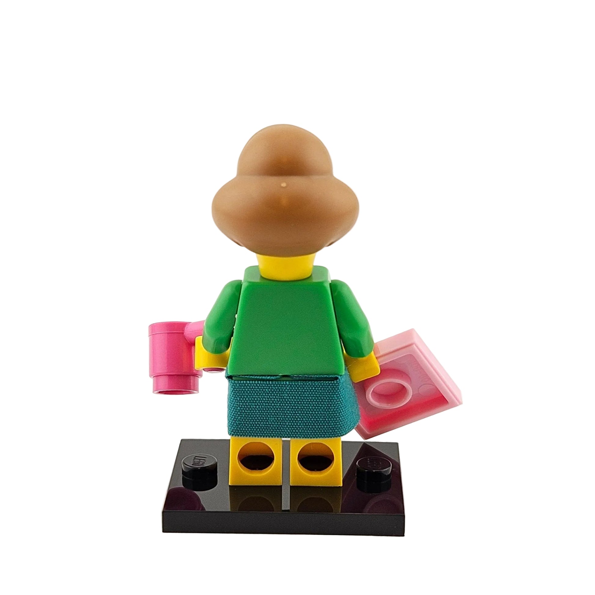 LEGO Minifigures 71009 The Simpsons Series 2 Minifigur Edna Krabappel Hinteransicht