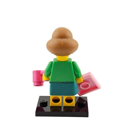 LEGO Minifigures 71009 The Simpsons Series 2 Minifigur Edna Krabappel Hinteransicht