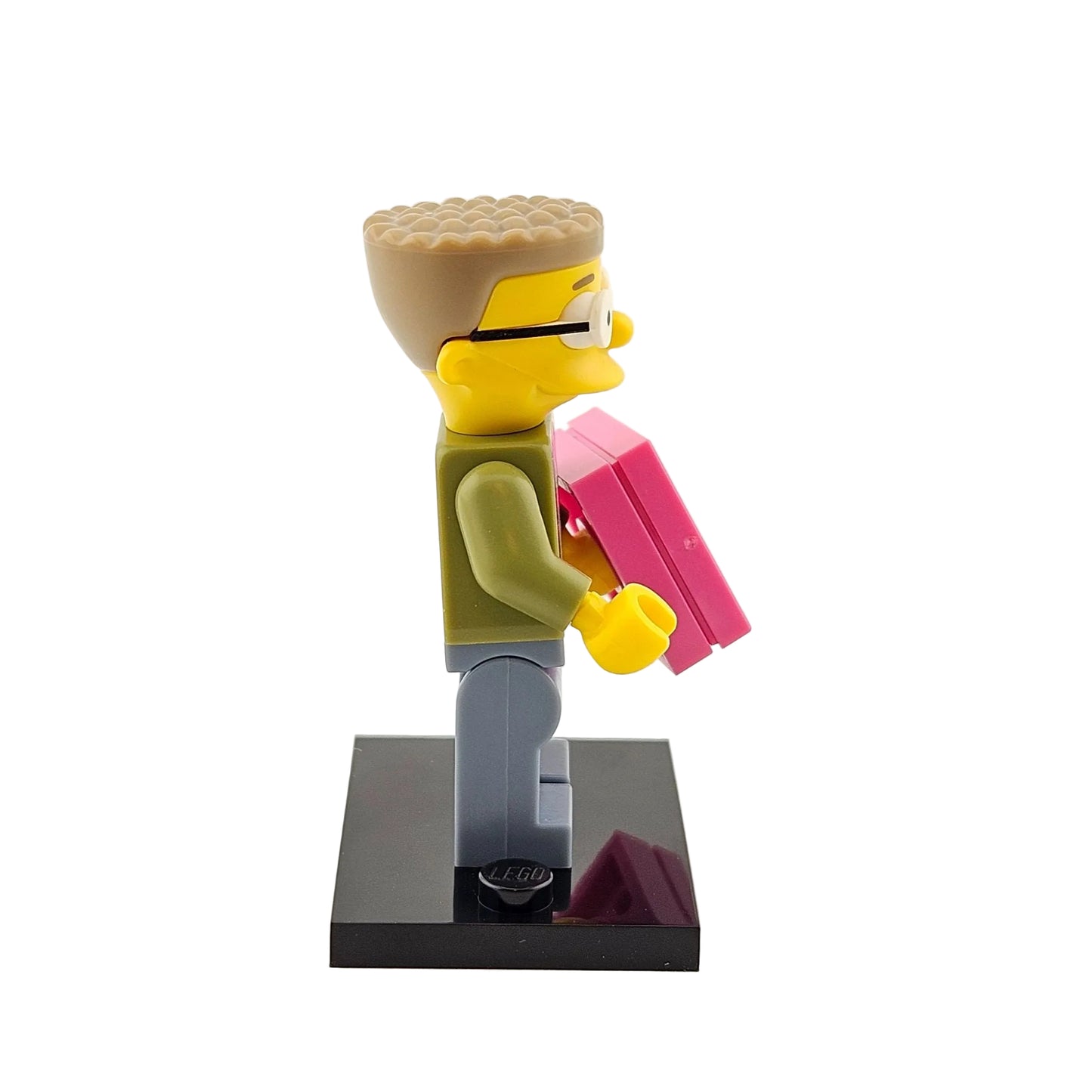 LEGO Minifigures 71009 The Simpsons Series 2 Minifigur Mr Waylon Smithers Seitenansicht rechts