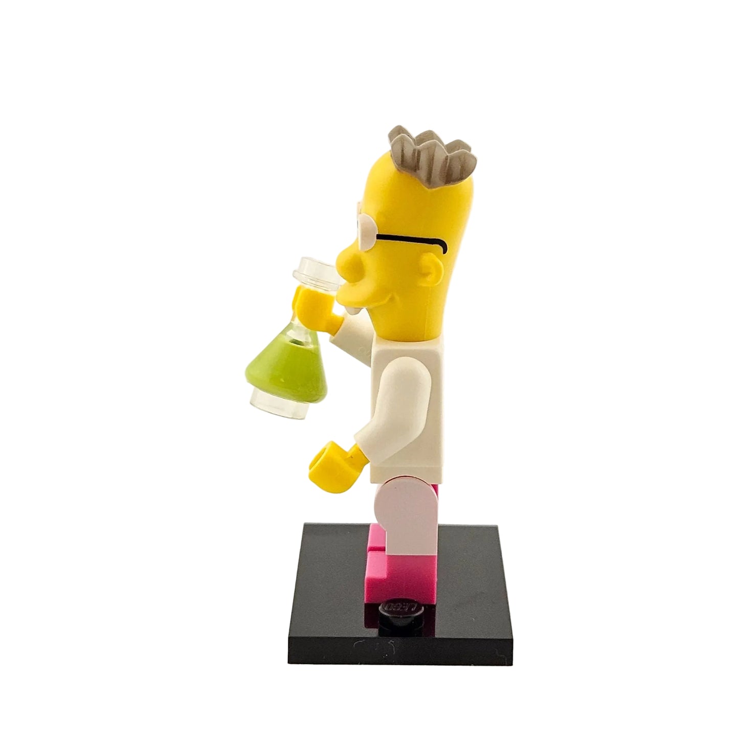 LEGO Minifigures 71009 The Simpsons Series 2 Minifigur Professor Frink Seitenansicht links