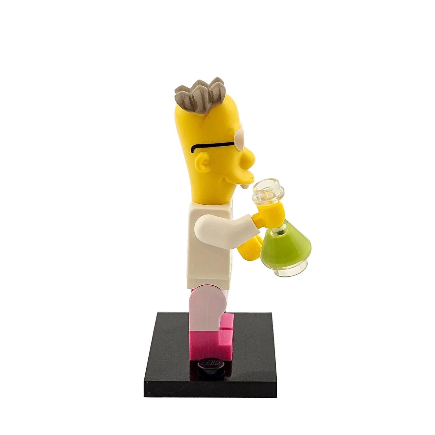 LEGO Minifigures 71009 The Simpsons Series 2 Minifigur Professor Frink Seitenansicht rechts