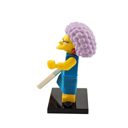 LEGO Minifigures 71009 The Simpsons Series 2 Minifigur Selma Seitenansicht links