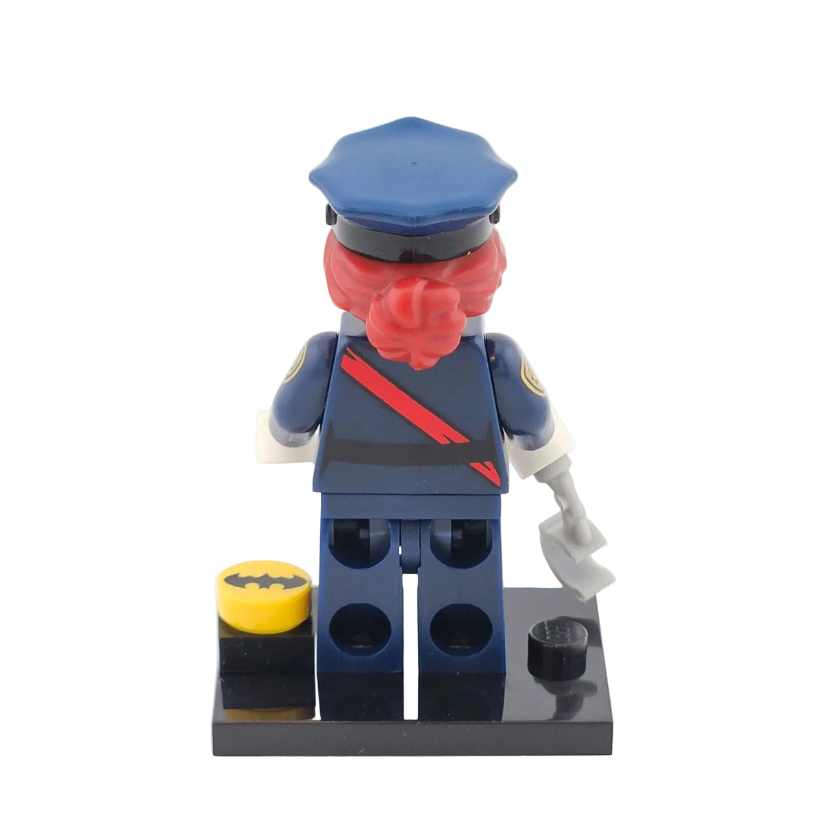 LEGO Minifigures 71017 The Batman Movie Minifigur Barbara Gordon Polizei Hinteransicht