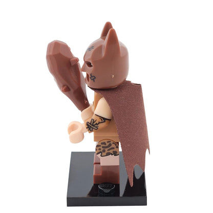 LEGO Minifigures 71017 The Batman Movie Minifigur Clan of the Cave Batman Seitenansicht links