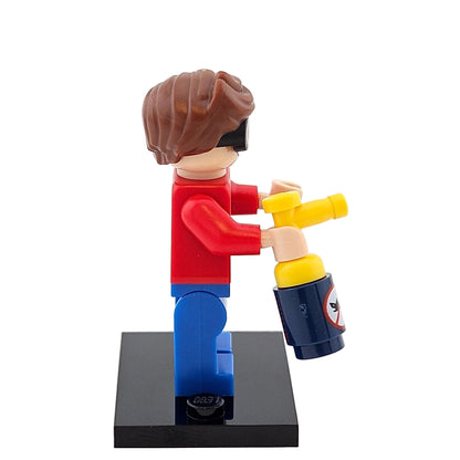 LEGO Minifigures 71017 The Batman Movie Minifigur Dick Grayson Seitenansicht rechts