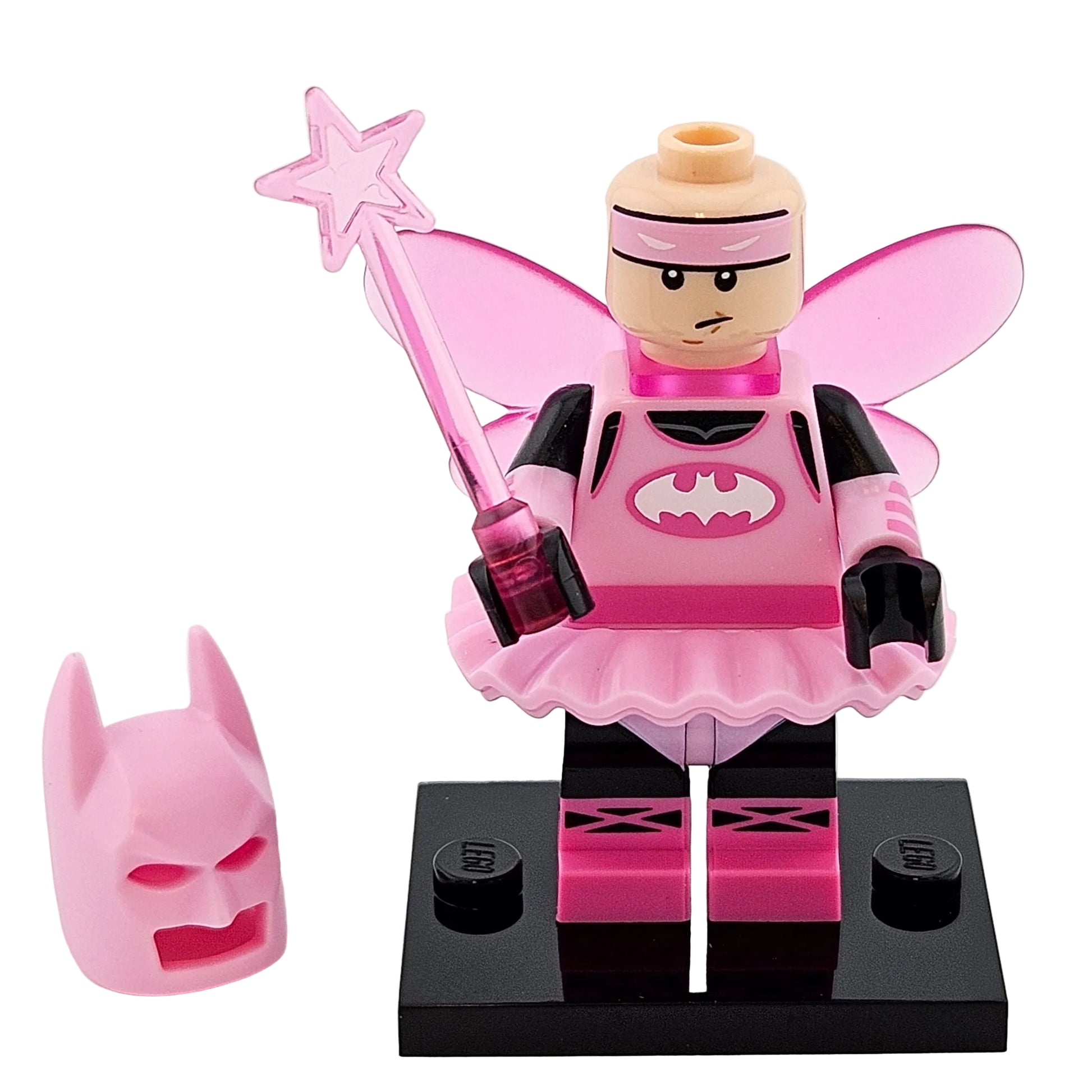 LEGO Minifigures 71017 The Batman Movie Minifigur Fairy Batman Fee ohne Maske Vorderansicht