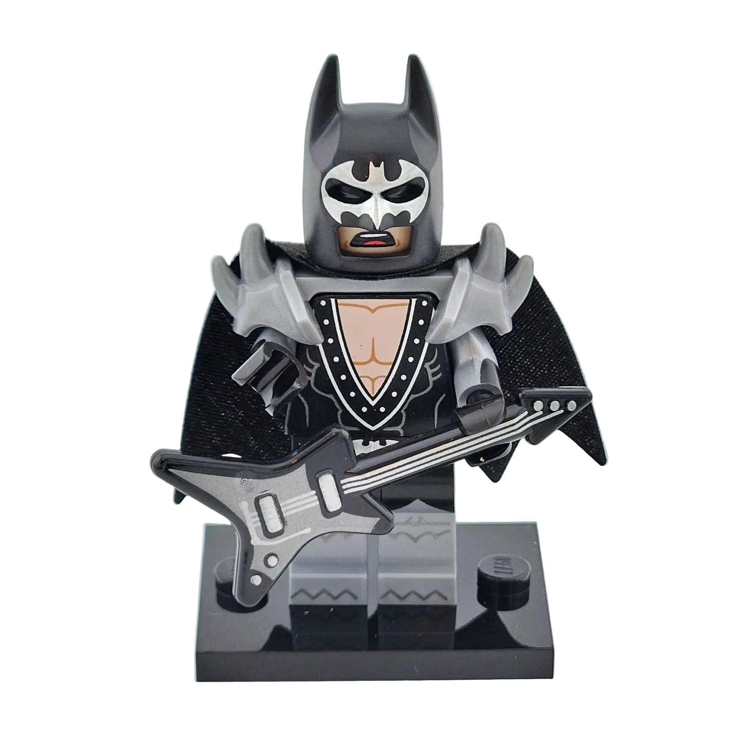 LEGO Minifigures 71017 The Batman Movie Minifigur Glam Metal Batman Vorderansicht