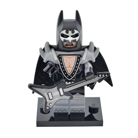 LEGO Minifigures 71017 The Batman Movie Minifigur Glam Metal Batman Vorderansicht