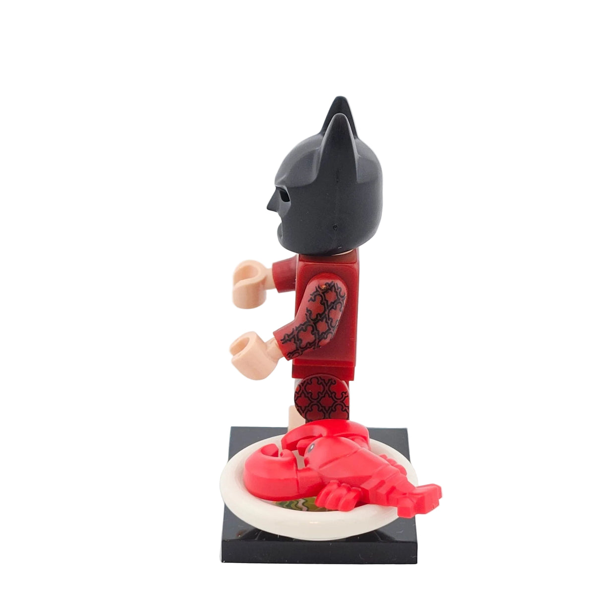 LEGO Minifigures 71017 The Batman Movie Minifigur Lobster Lovin Batman Seitenansicht links