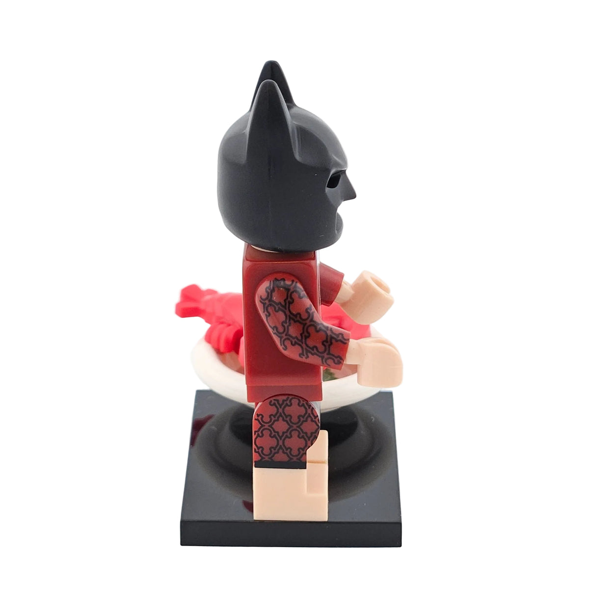 LEGO Minifigures 71017 The Batman Movie Minifigur Lobster Lovin Batman Seitenansicht rechts