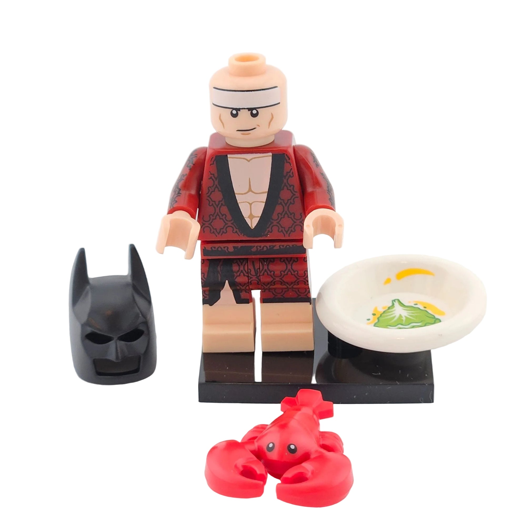 LEGO Minifigures 71017 The Batman Movie Minifigur Lobster Lovin Batman vorne ohne Maske
