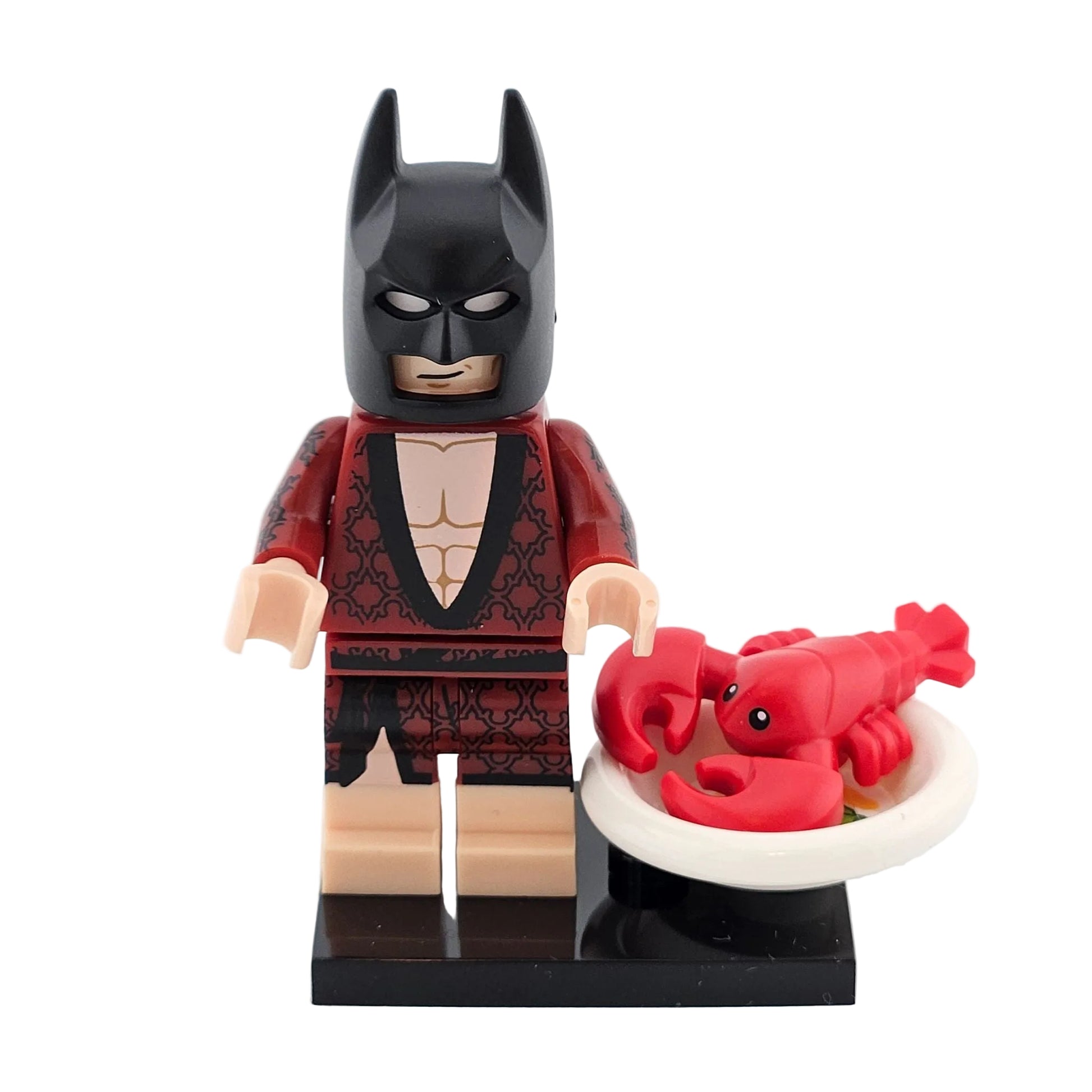 LEGO Minifigures 71017 The Batman Movie Minifigur Lobster Lovin Batman Vorderansicht