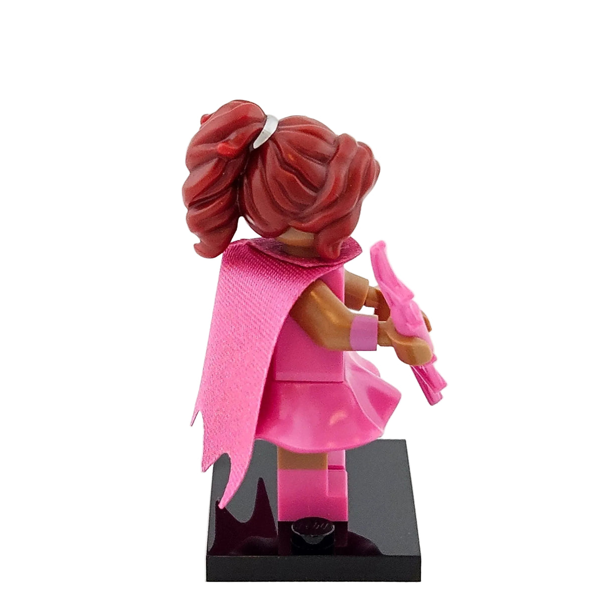 LEGO Minifigures 71017 The Batman Movie Minifigur Pink Power Batgirl Seitenansicht rechts