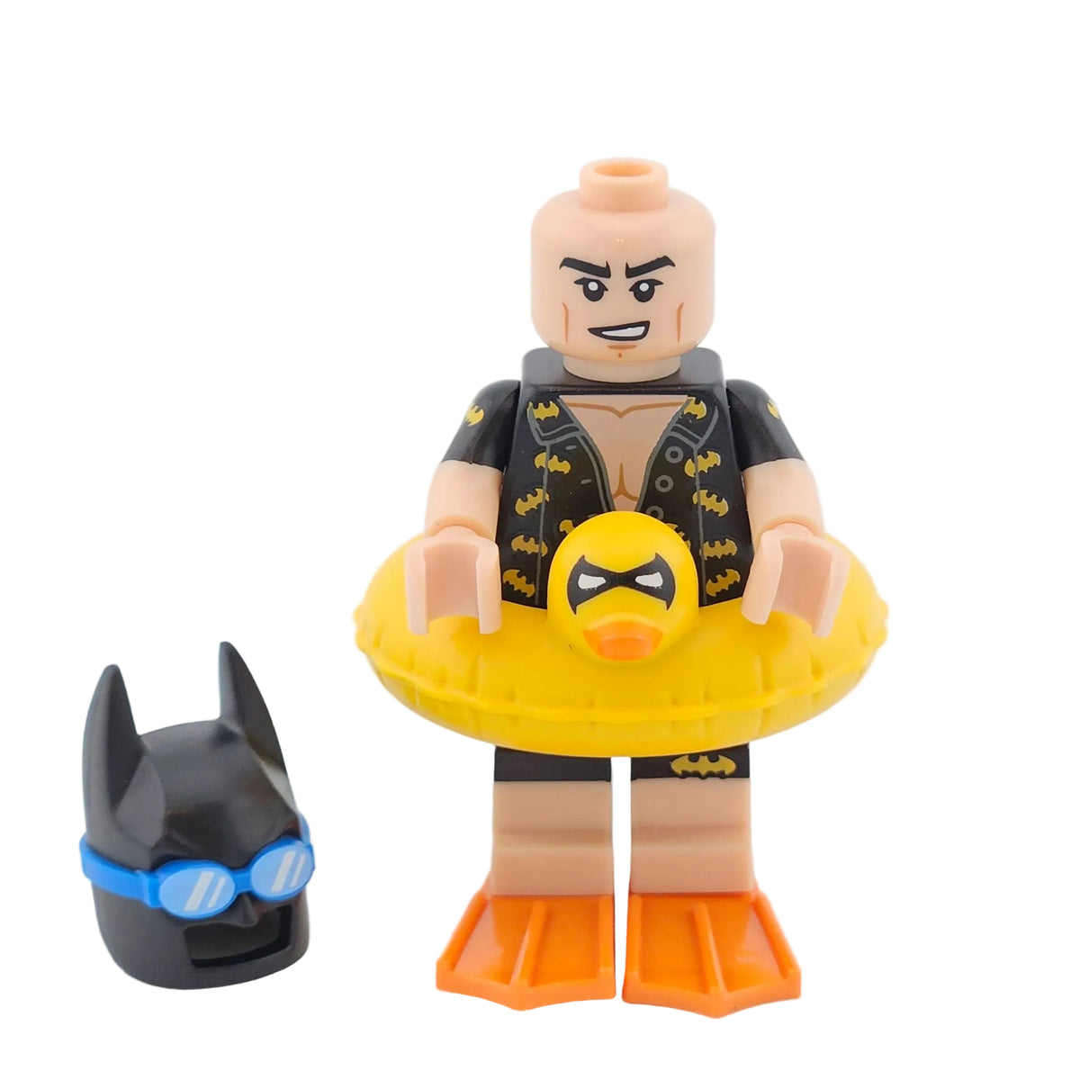 LEGO Minifigures 71017 The Batman Movie Minifigur Vacation Batman vorne ohne Maske
