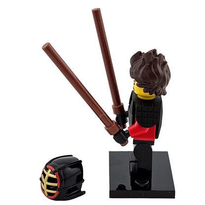 LEGO Minifigures 71019 The Ninjago Movie Minifigur Kai Kendo Seitenansicht links