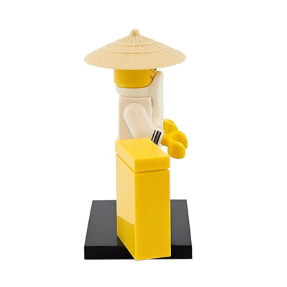 LEGO Minifigures 71019 The Ninjago Movie Minifigur Master Wu Seitenansicht rechts