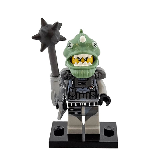 LEGO Minifigures 71019 The Ninjago Movie Minifigur Shark Army Angler Vorderansicht